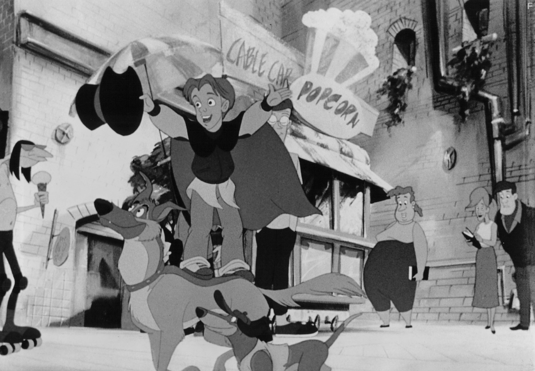 Ernest Borgnine, Sheena Easton, and George Hearn in Все собаки попадают в рай 2 (1996)