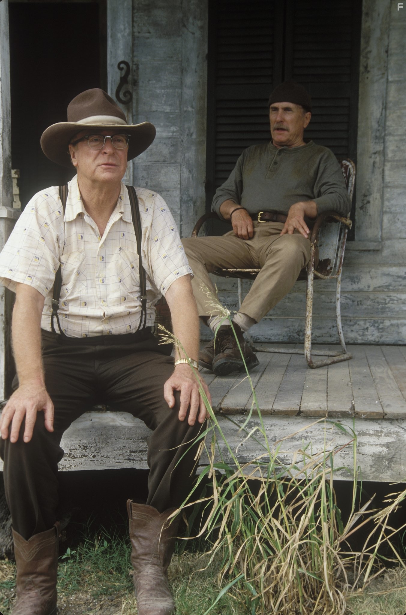 Michael Caine and Robert Duvall in Подержанные львы (2003)