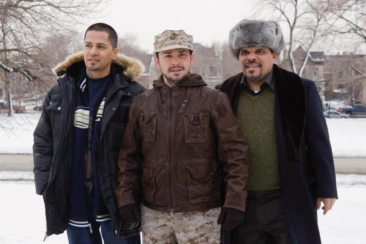 Freddy Rodr?guez, Luis Guzm?n, and Jay Hernandez in С праздниками ничто не сравнится (2008)