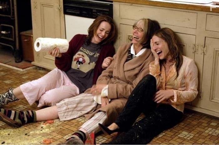 Diane Keaton, Sarah Jessica Parker, and Rachel McAdams in Привет семье (2005)