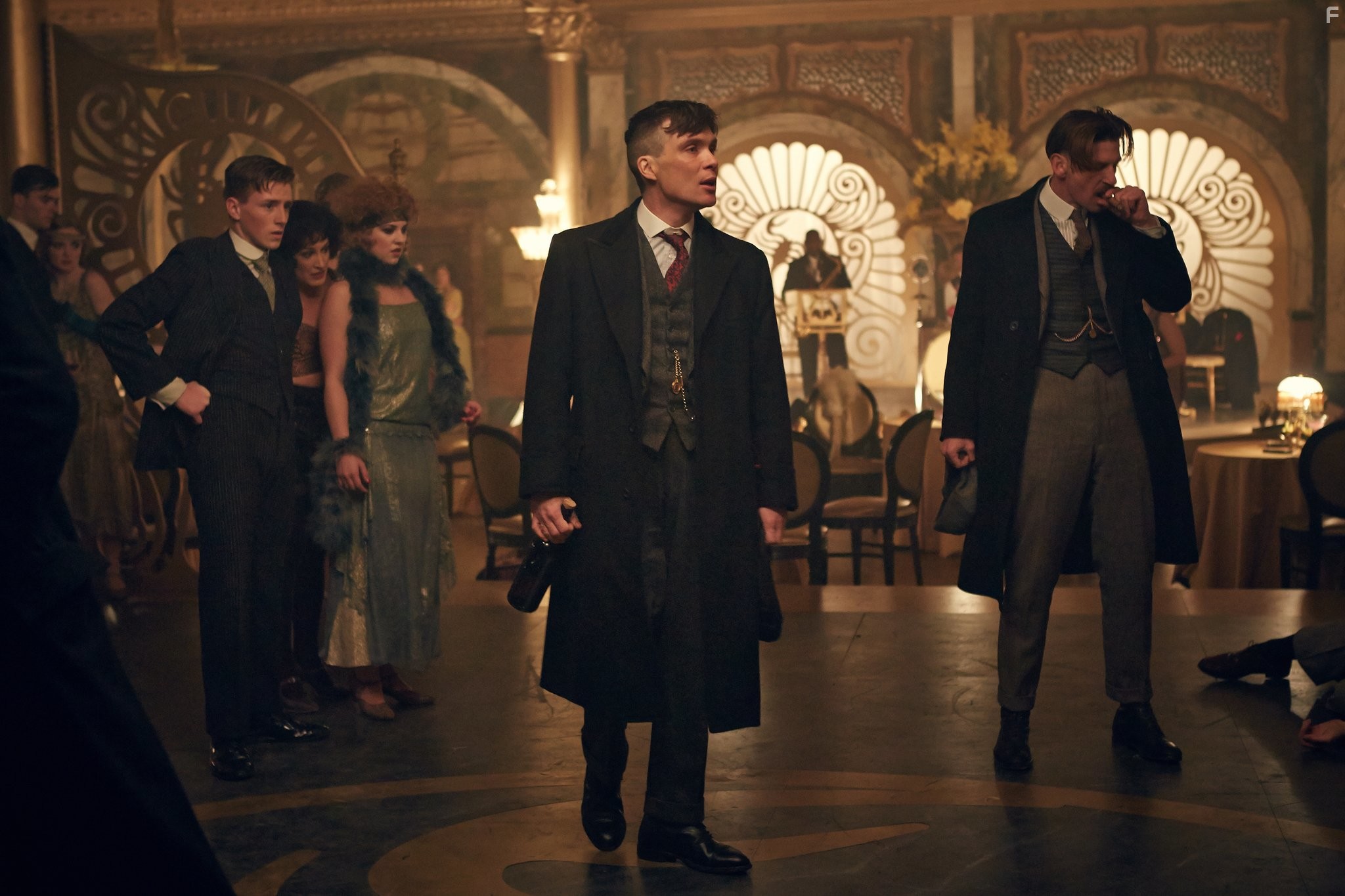 Cillian Murphy, Noah Taylor, and Paul Anderson in Острые козырьки (2013)