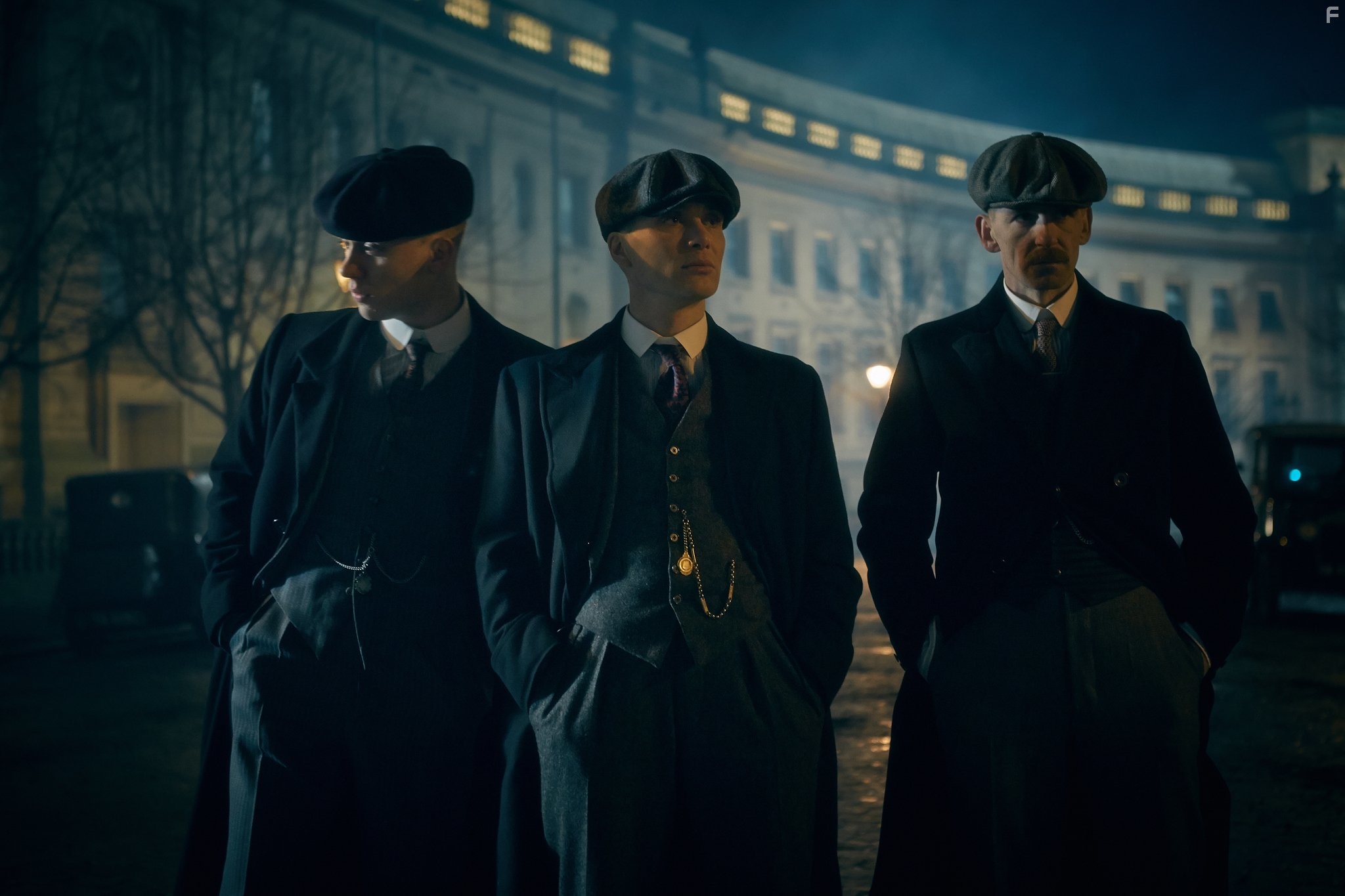 Cillian Murphy, Paul Anderson, and Joe Cole in Острые козырьки (2013)