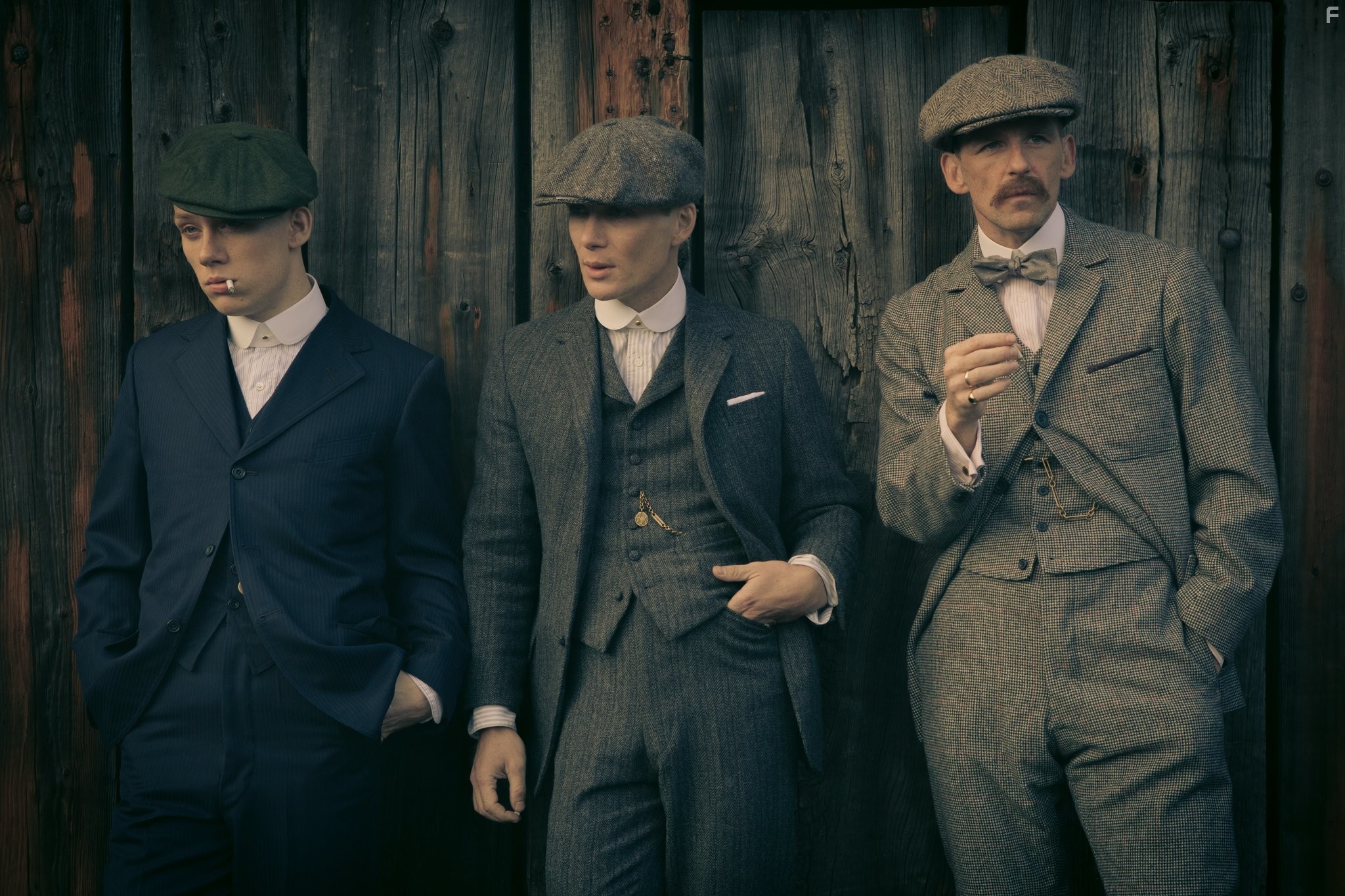 Cillian Murphy, Paul Anderson, and Joe Cole in Острые козырьки (2013)