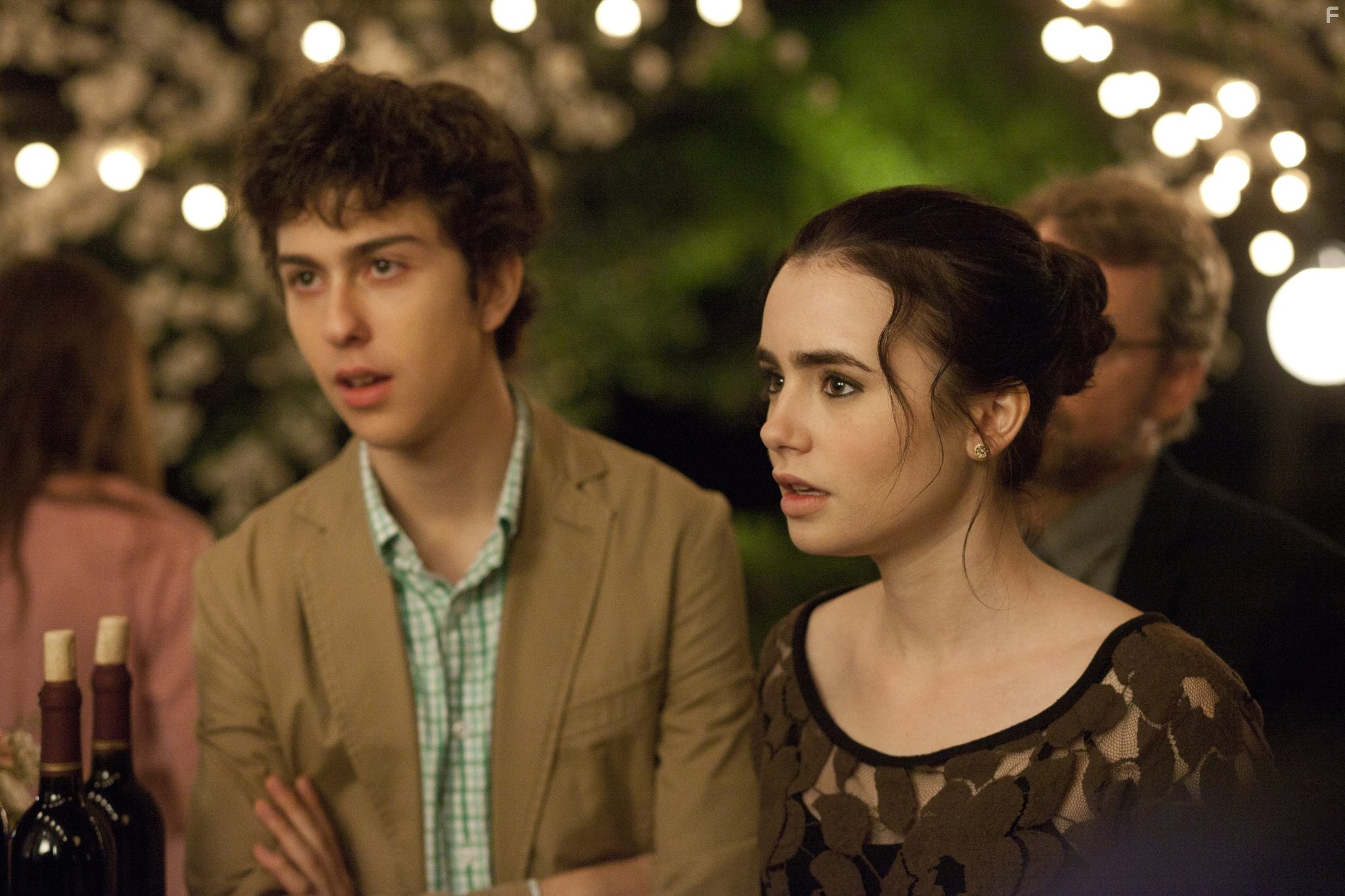 Nat Wolff and Lily Collins in Застрял в любви (2012)