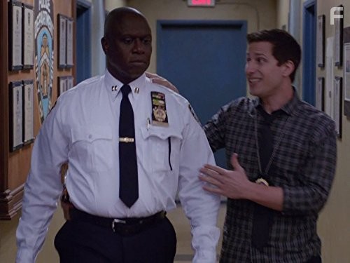 Andre Braugher and Andy Samberg in Бруклин 9-9 (2013)
