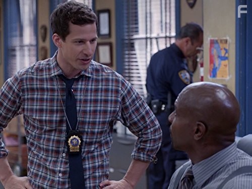 Terry Crews and Andy Samberg in Бруклин 9-9 (2013)