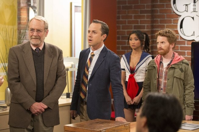 Giovanni Ribisi, Seth Green, Martin Mull, and Brenda Song in Папаши (2013)