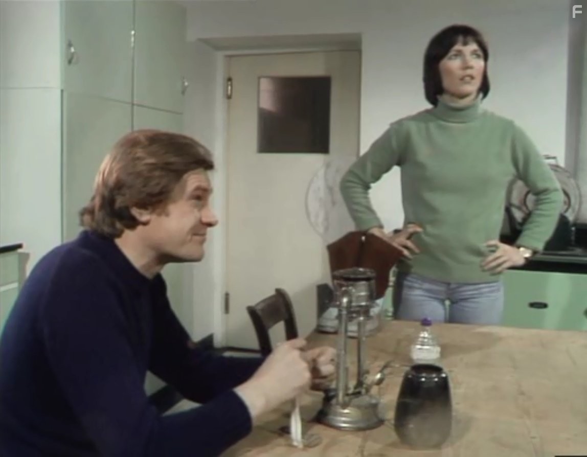Lucy Fleming and Ian McCulloch in Survivors (1975)