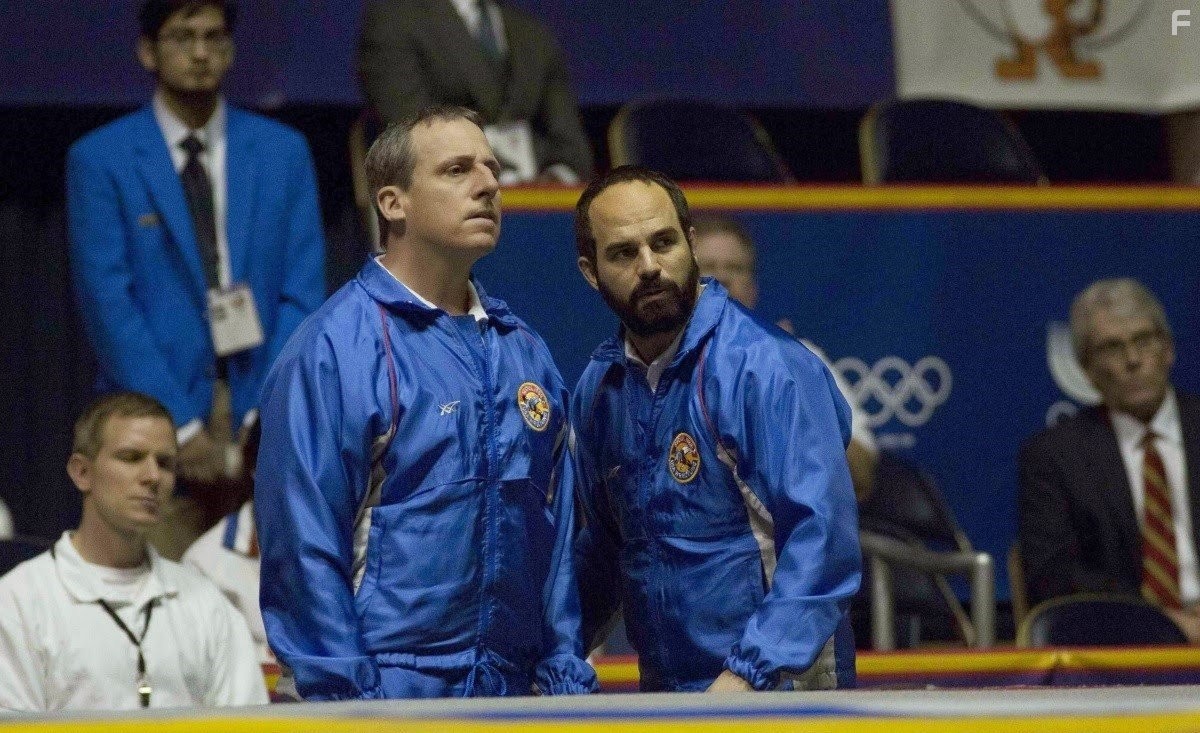 Steve Carell and Mark Ruffalo in Охотник на лис (2014)