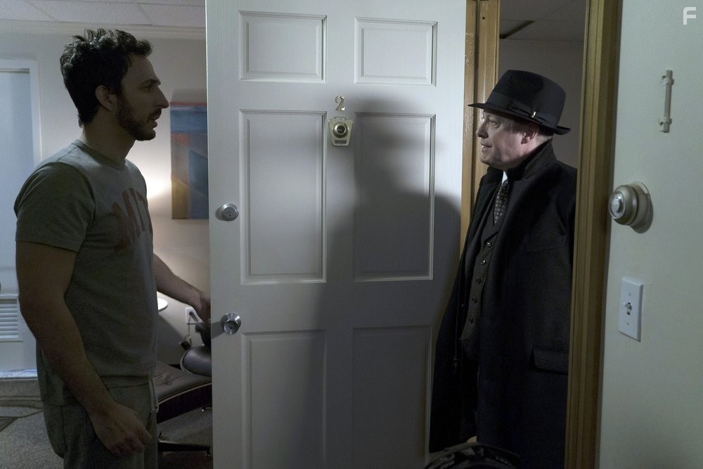 James Spader and Amir Arison in Черный Список (2013)