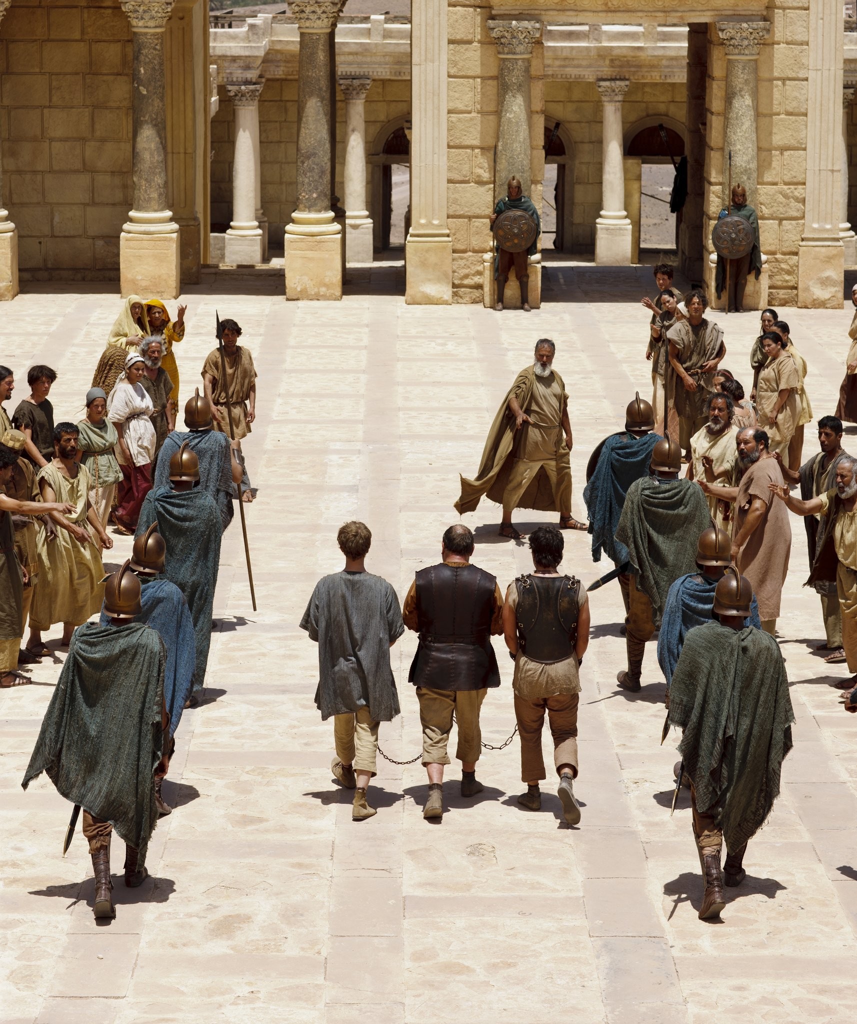 Mark Addy, Robert Emms, and Jack Donnelly in Атлантида (2013)