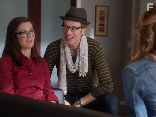 Stephen Merchant and Christine Woods in Давай знакомиться (2013)