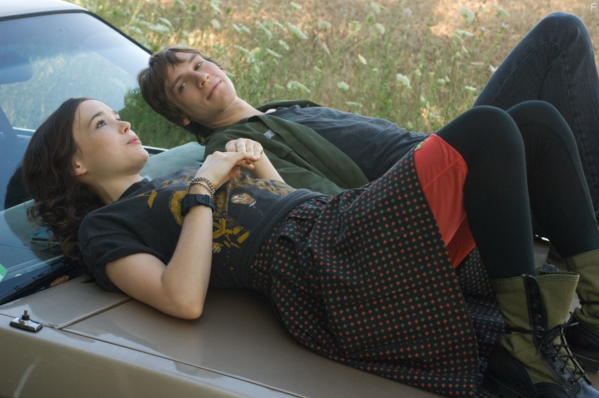 Ellen Page and Landon Pigg in Катись! (2009)