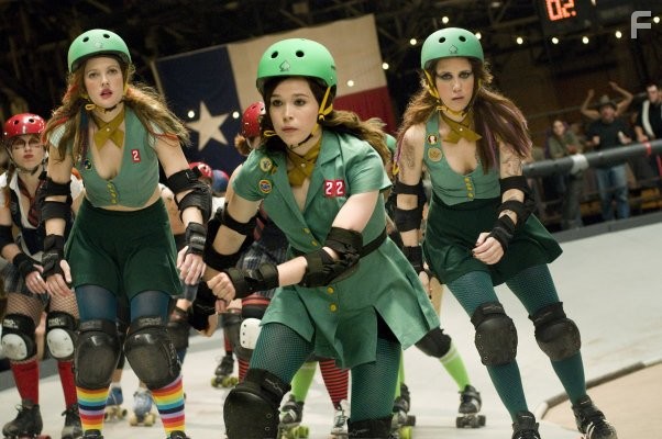 Drew Barrymore, Ellen Page, and Kristen Wiig in Катись! (2009)