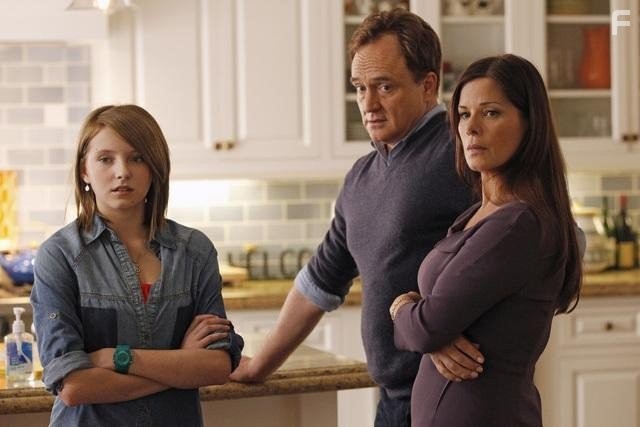 Marcia Gay Harden, Bradley Whitford, and Gianna LePera in Третья жена (2013)