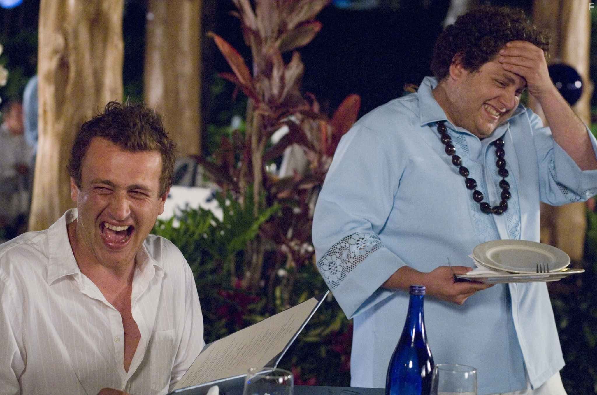 Jason Segel and Jonah Hill in В пролёте (2008)