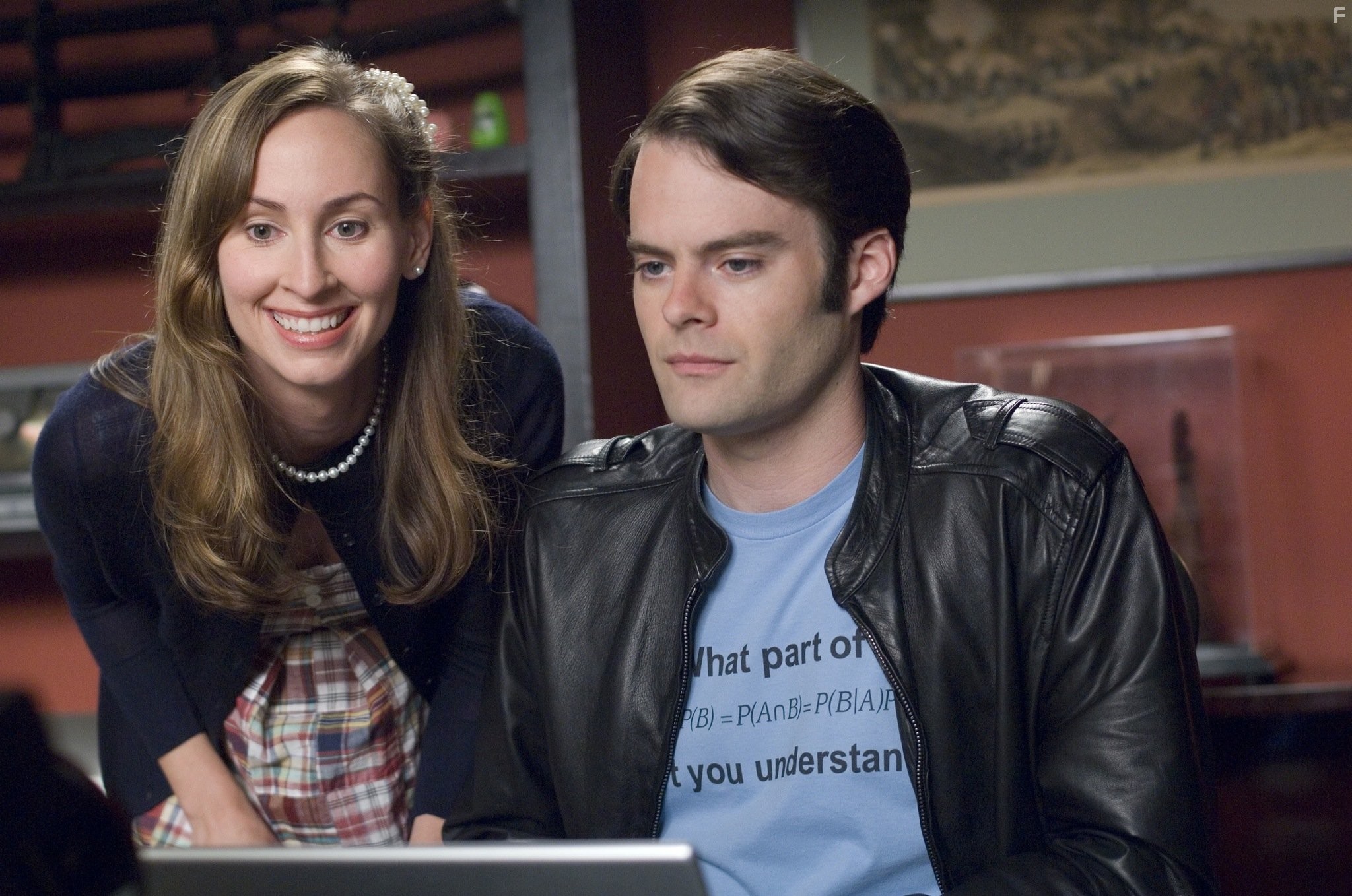 Bill Hader and Liz Cackowski in В пролёте (2008)