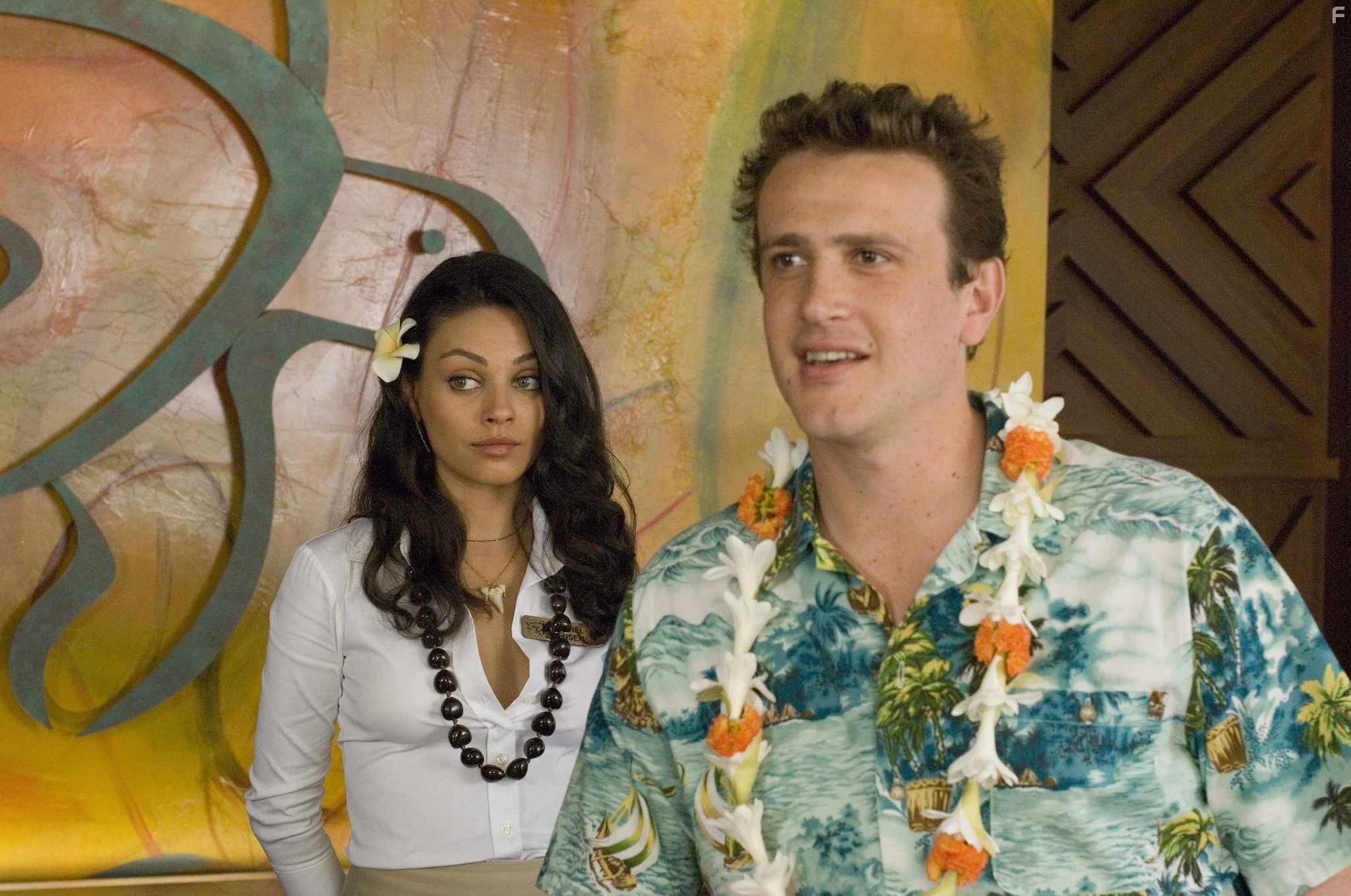 Mila Kunis and Jason Segel in В пролёте (2008)