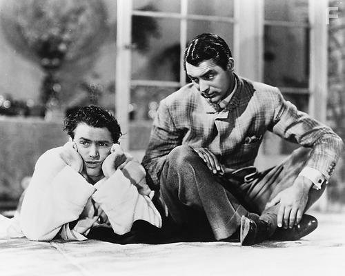 Cary Grant and James Stewart in Филадельфийская история (1940)