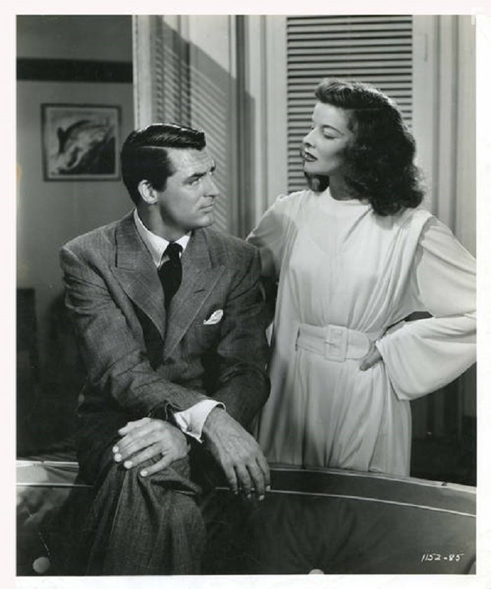Cary Grant and Katharine Hepburn in Филадельфийская история (1940)