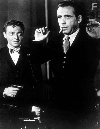 "The Maltese Falcon" Humphrey Bogart and Peter Lorre 1941 Warner Bros.