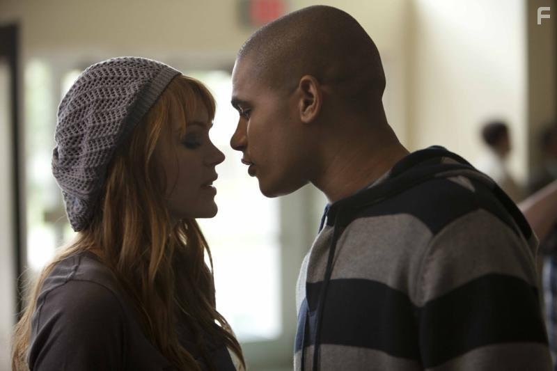Jonathan 'Lil J' McDaniel and Aimee Teegarden in Aim High (2011)