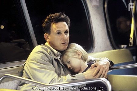 Sean Penn and Dakota Fanning in Я Сэм (2001)