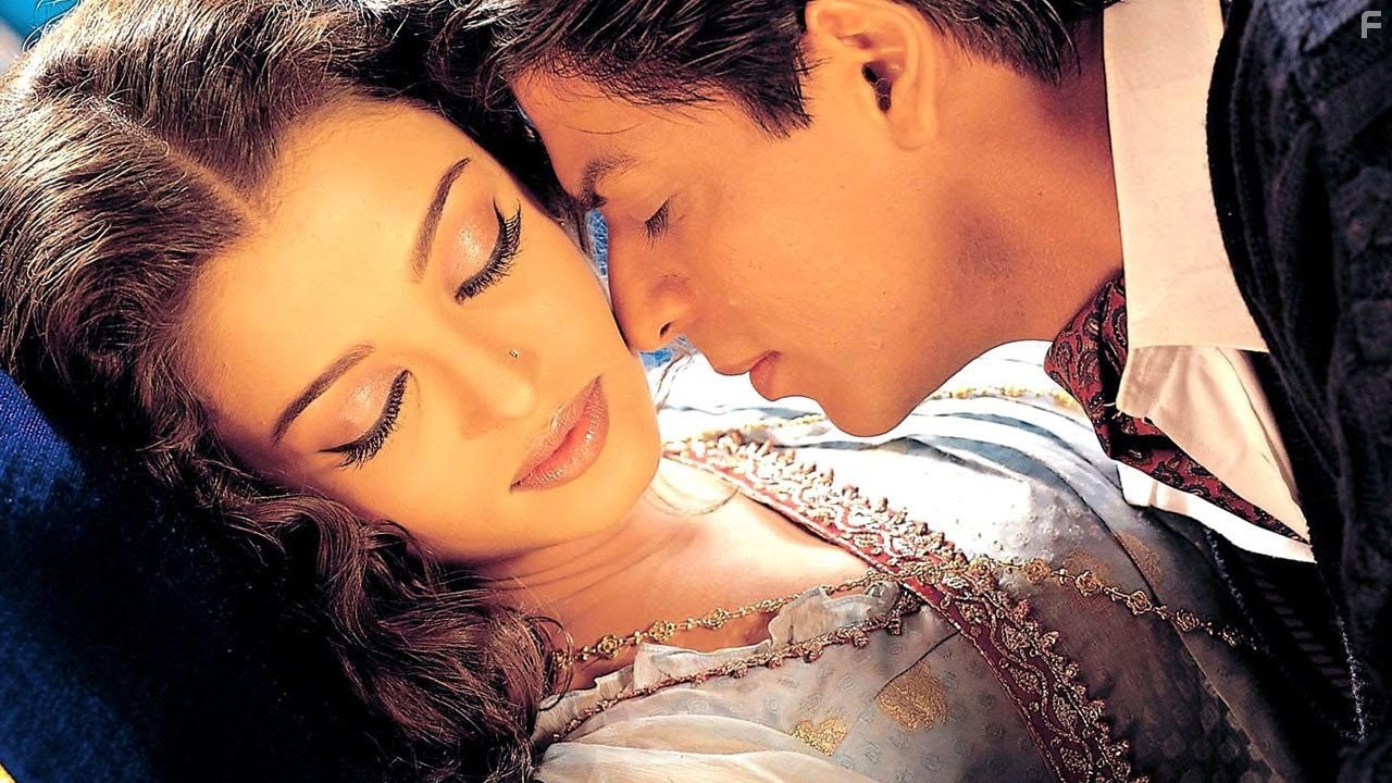 Shah Rukh Khan and Aishwarya Rai Bachchan in Девдас (2002)