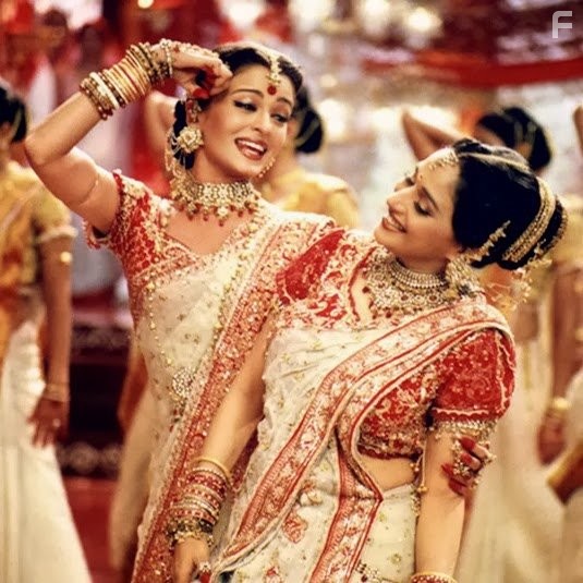 Madhuri Dixit and Aishwarya Rai Bachchan in Девдас (2002)