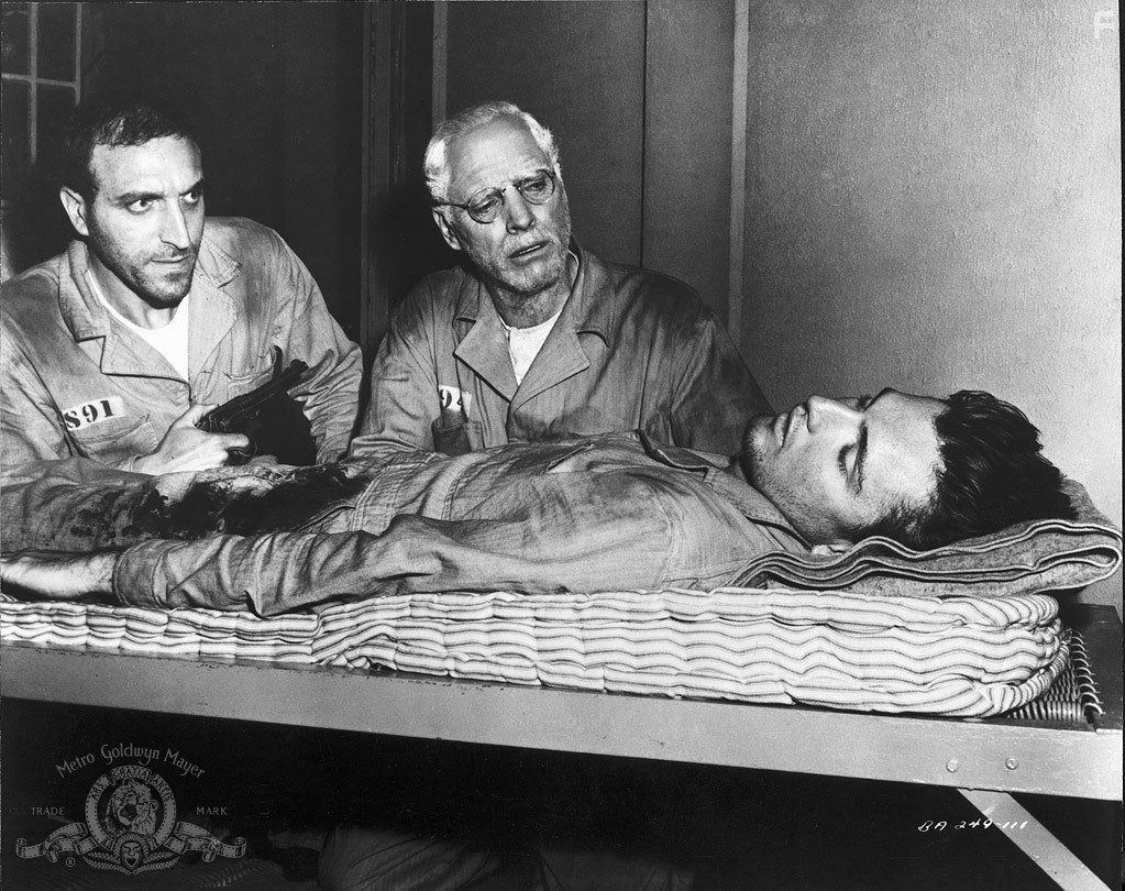 Burt Lancaster, Len Lesser, and Chris Robinson in Любитель птиц из Алькатраса (1962)