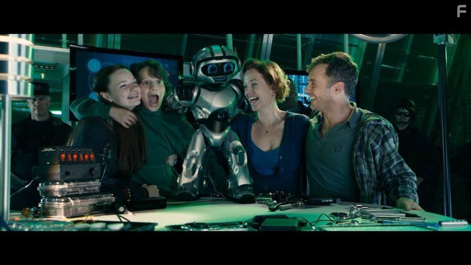 Penelope Ann Miller, David Eigenberg, and Bobby Coleman in Robosapien: Rebooted (2013)