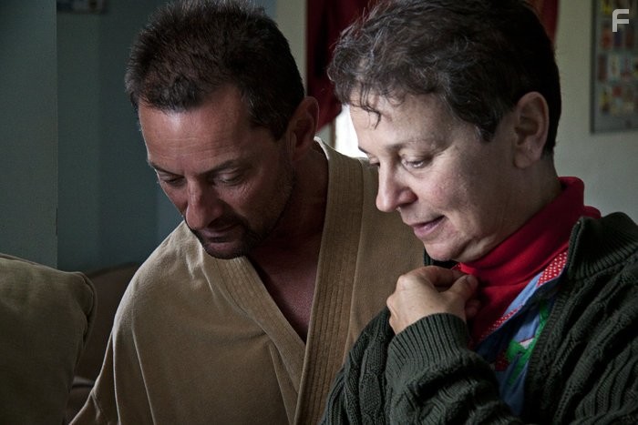Randy Boliver and Marlane O'Brien in Cloudburst.