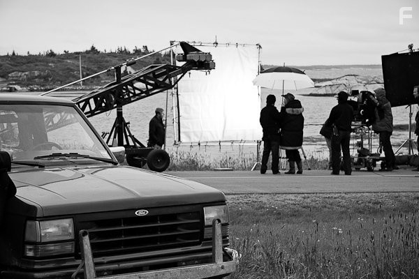 Behind the scenes on the set of Cloudburst