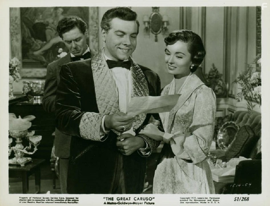 Ann Blyth and Mario Lanza in The Great Caruso (1951)