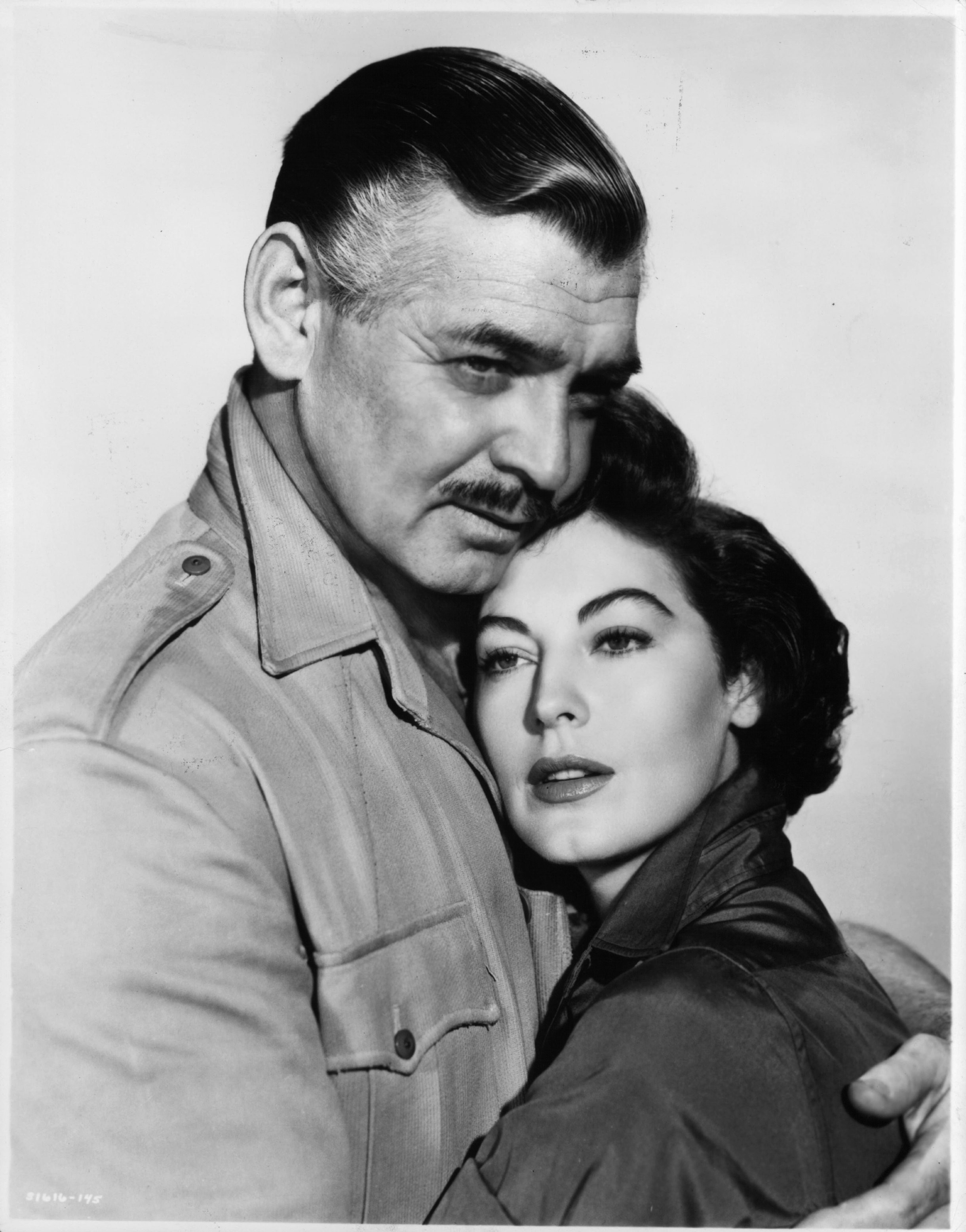 Clark Gable and Ava Gardner in Могамбо (1953)