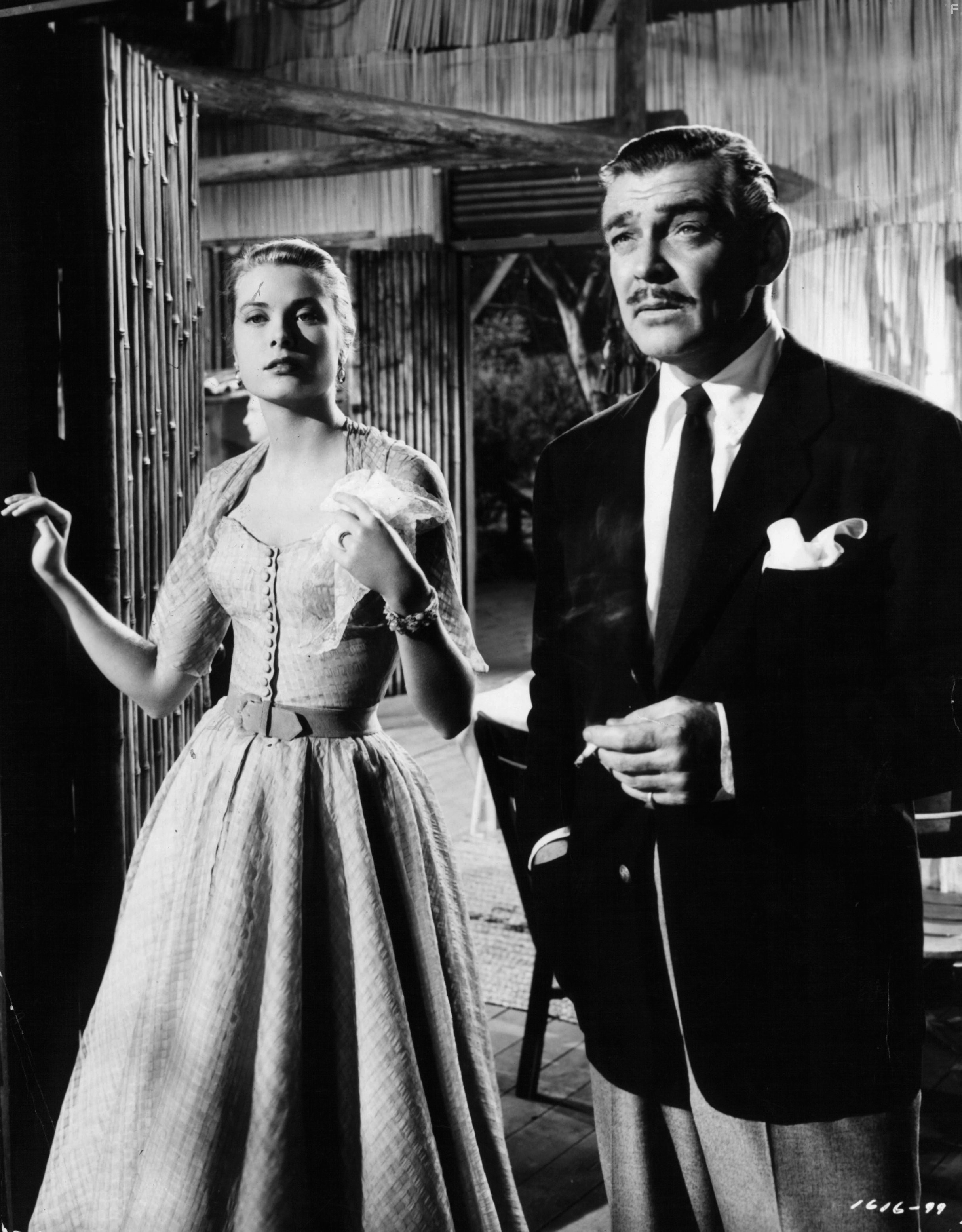 Clark Gable and Grace Kelly in Могамбо (1953)