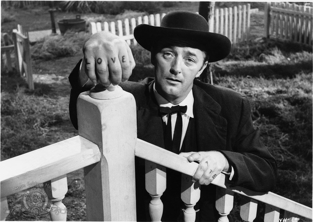 Robert Mitchum in Ночь охотника (1955)