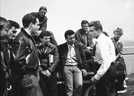 James Dean in "Rebel Without A Cause." 1955 Warner / MPTV