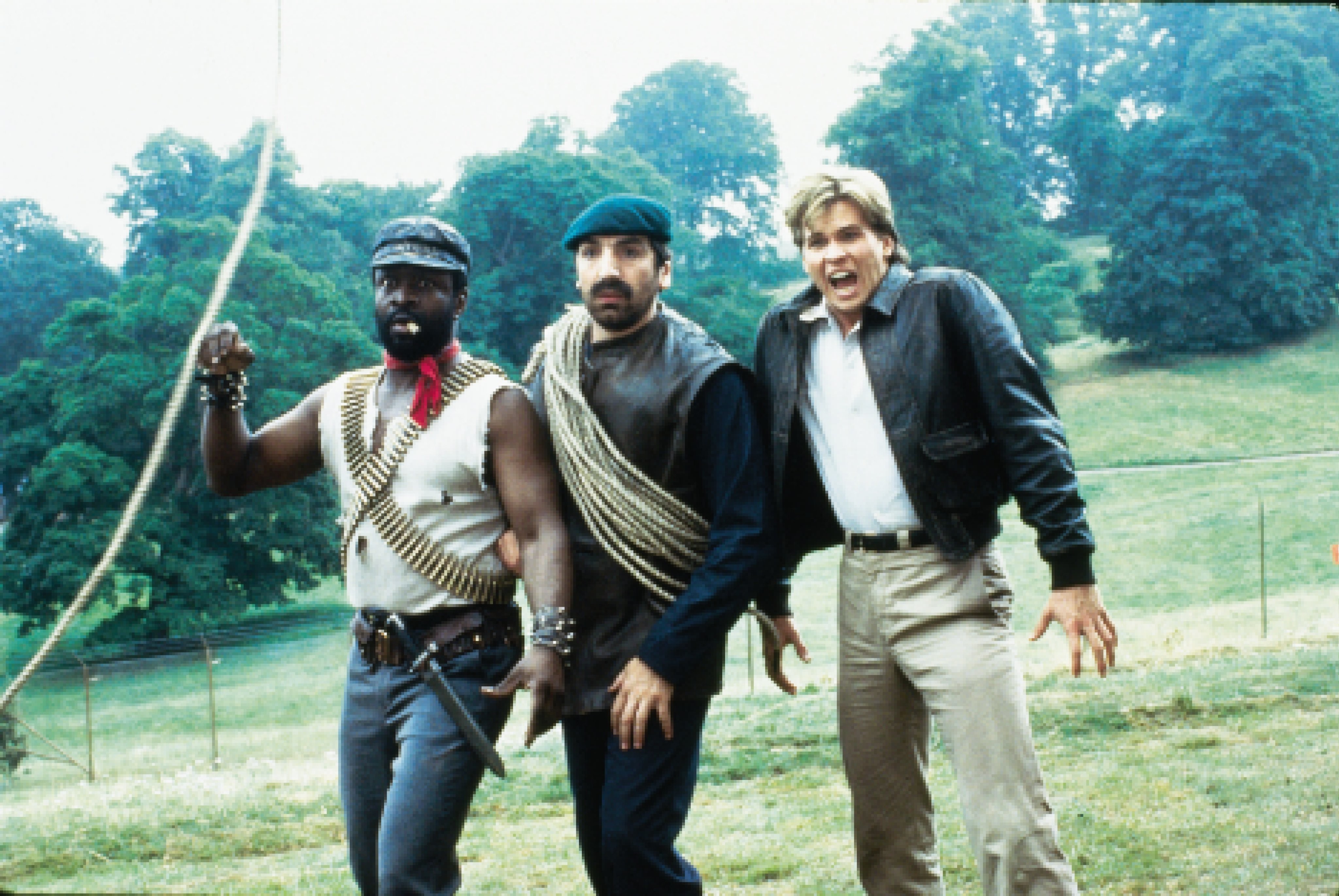 Val Kilmer, Jim Carter, and Eddie Tagoe in Совершенно секретно! (1984)