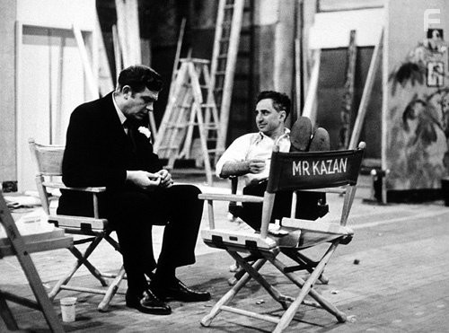 "A Face in the Crowd" Andy Griffith and Director Elia Kazan on the set