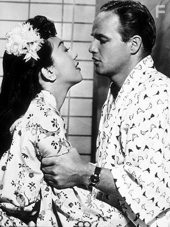 Marlon Brando with Miiko Taka in "Sayonara" 1957 Warner Bros.