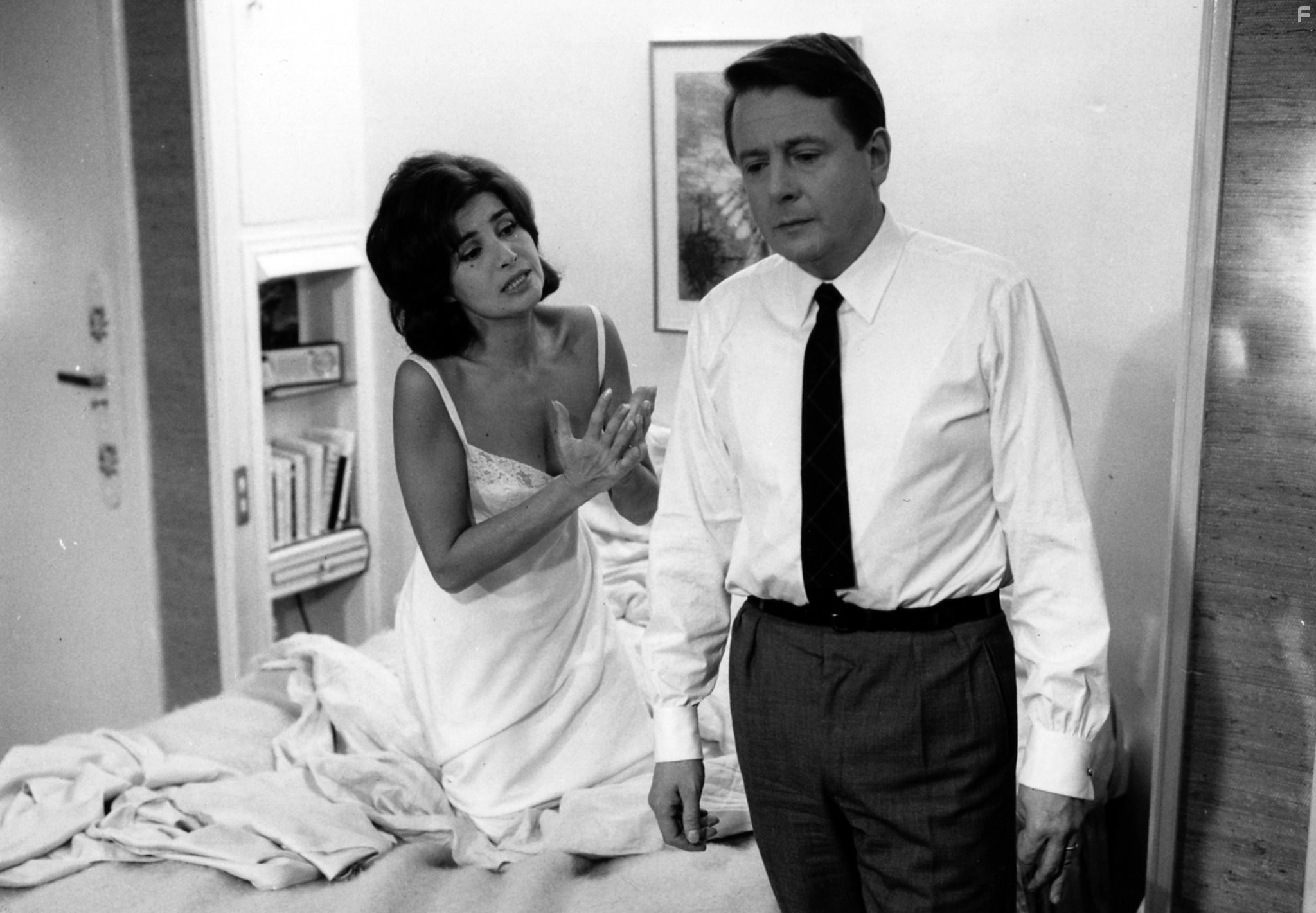 Nelly Benedetti and Jean Desailly in Нежная кожа (1964)