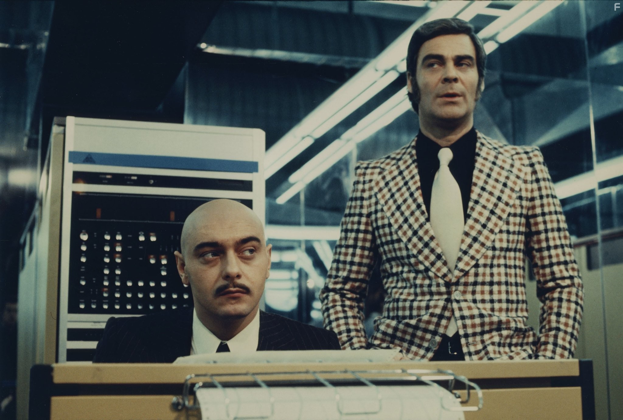 Kurt Raab and Karl Heinz Vosgerau in Мир на проводе (1973)