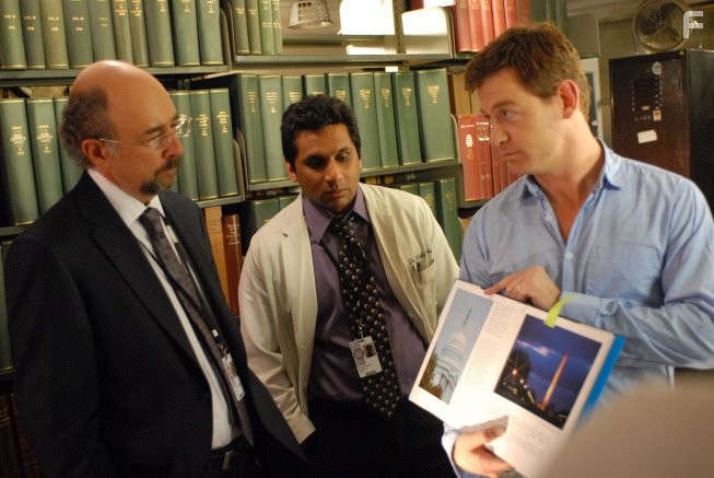 Nic Bishop, Richard Schiff, and Ravi Patel in Past Life (2010)