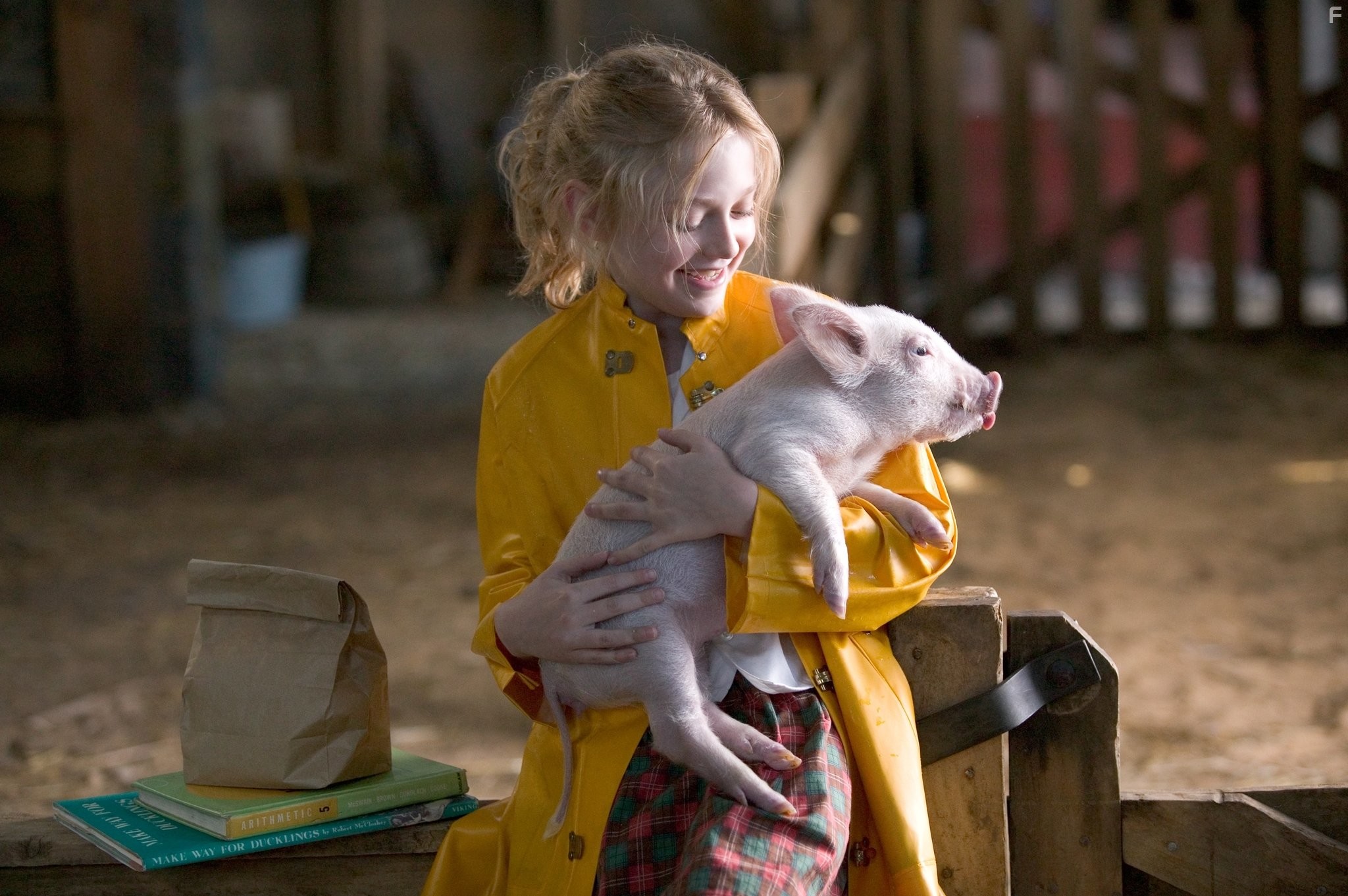 Dakota Fanning in Паутина Шарлотты (2006)