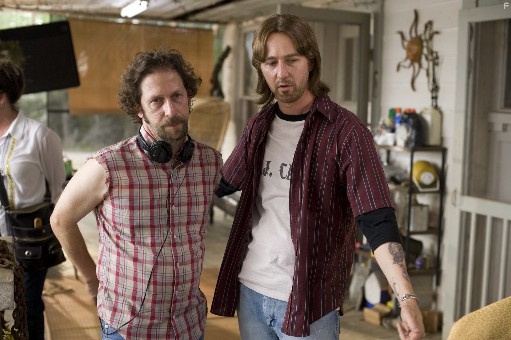 Edward Norton and Tim Blake Nelson in Травка (2009)