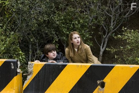 Emma Roberts and Josh Flitter in Нэнси Дрю (2007)