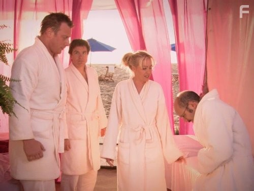 Jason Bateman, Portia de Rossi, and David Cross in Замедленное развитие (2003)