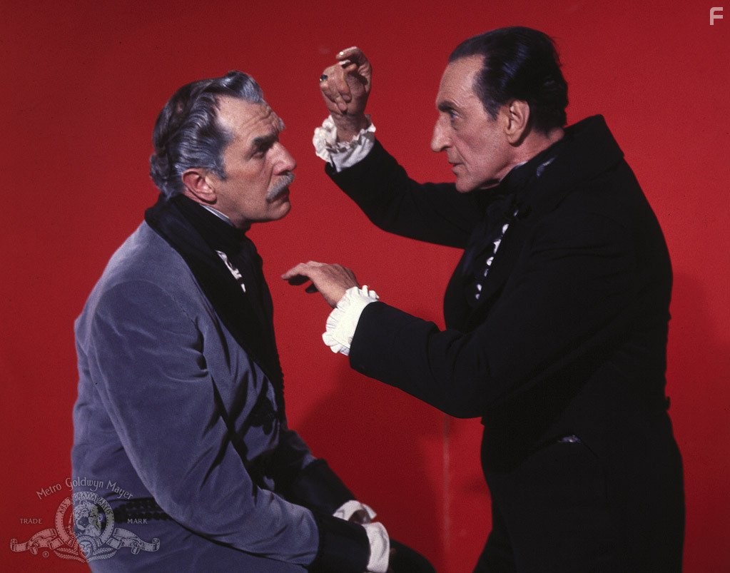 Vincent Price and Basil Rathbone in Истории ужасов (1962)