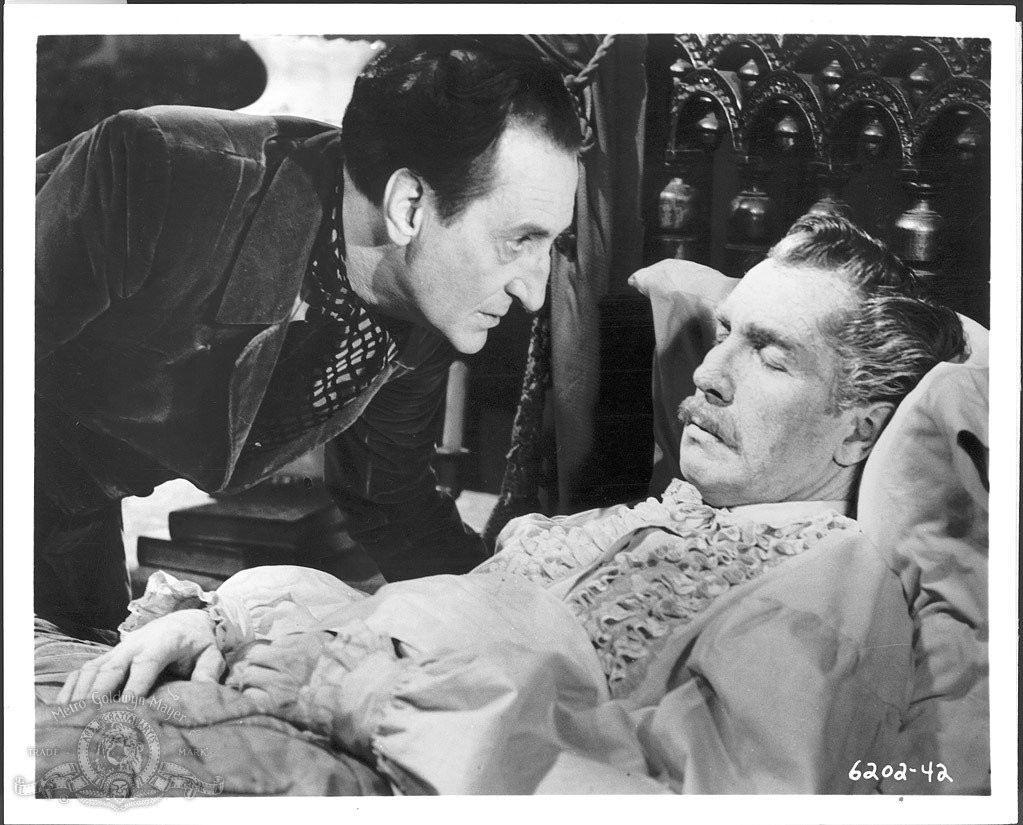 Vincent Price and Basil Rathbone in Истории ужасов (1962)